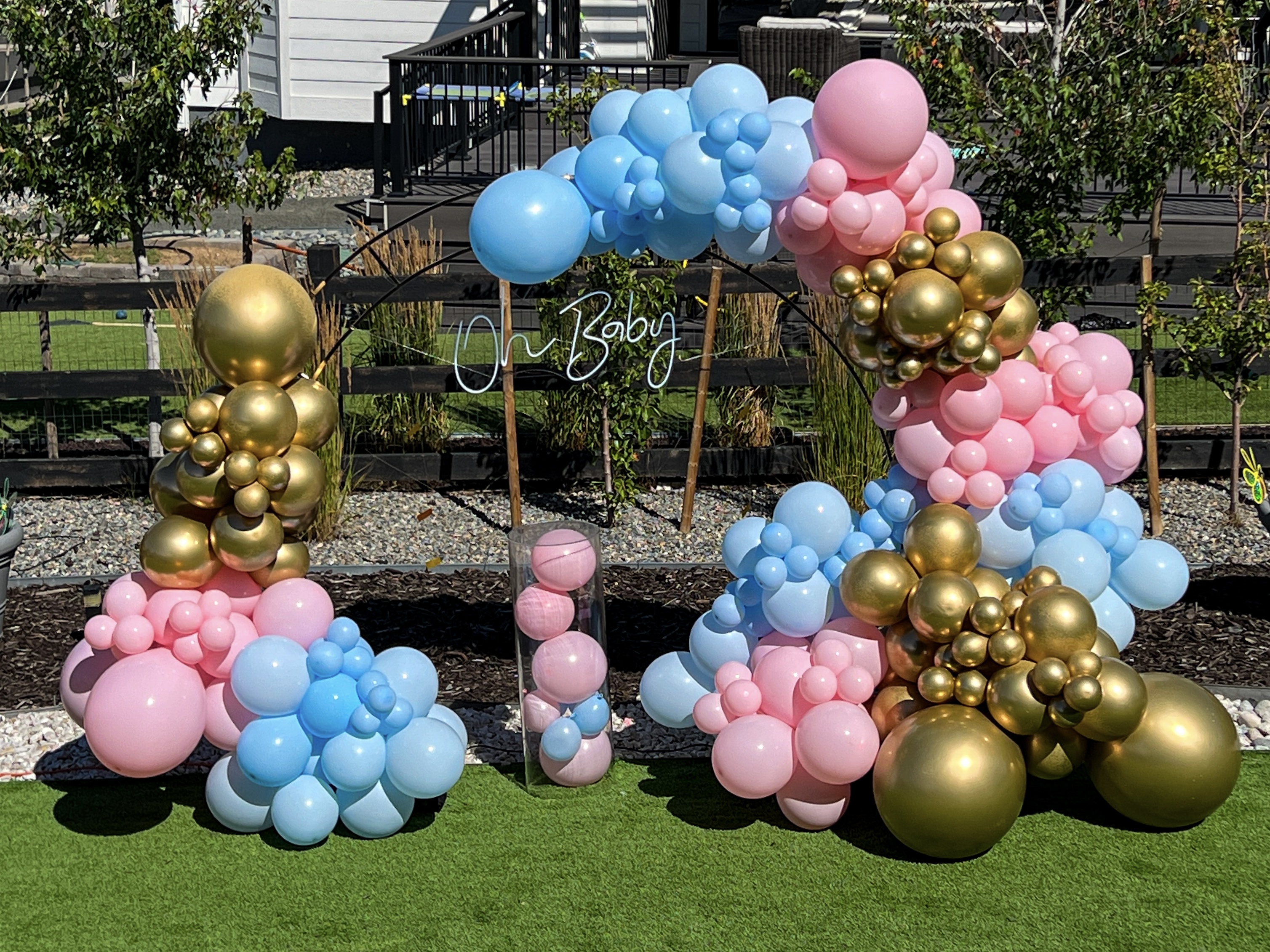 Custom balloon decorations and luxury backdrop rentals by Chuchi’s Events – perfect for birthdays, baby showers, corporate events, and more in Denver