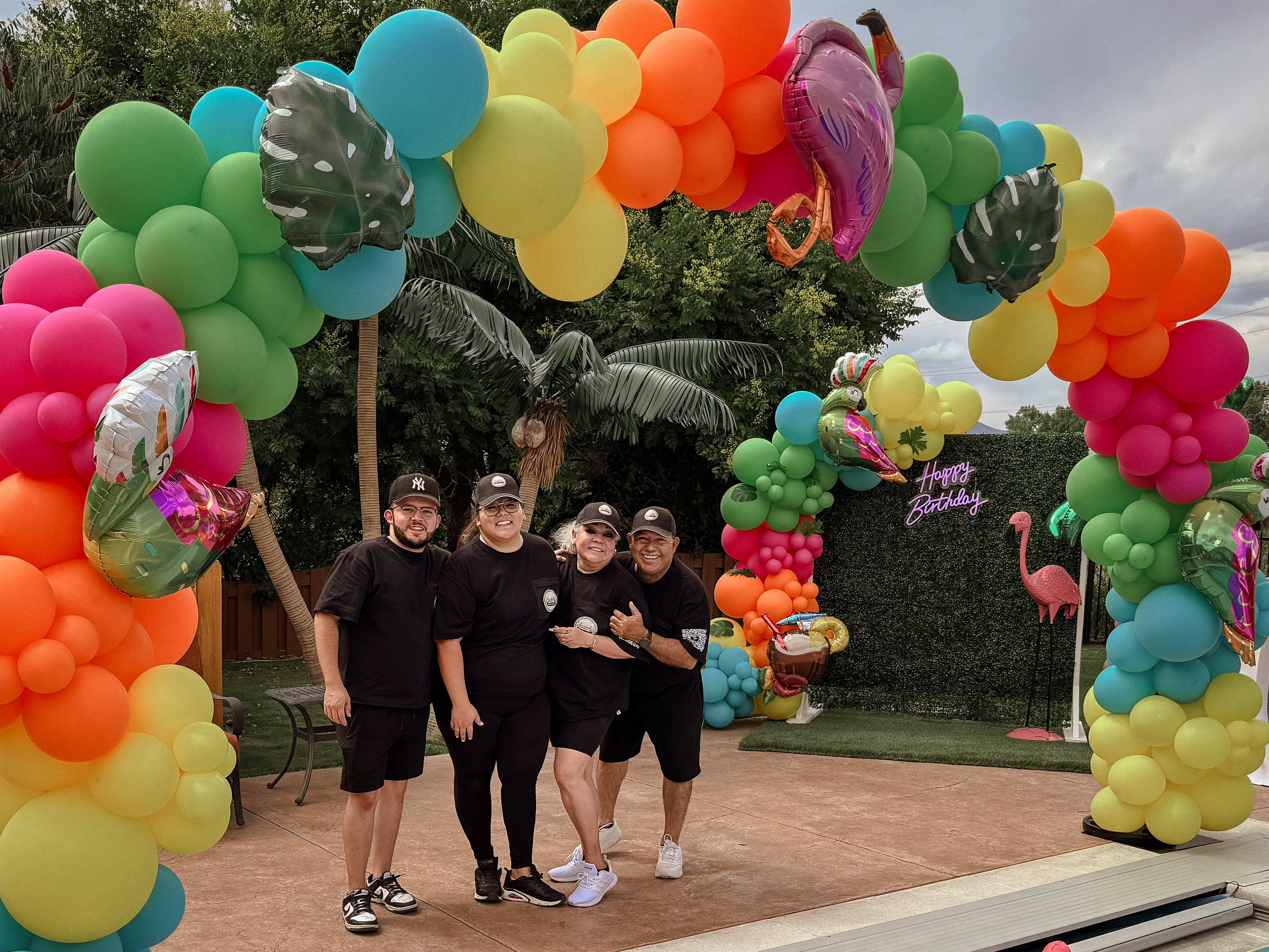Chuchi's Event Planning offers balloon arches, luxury balloon decor and installations as well as backdrop rentals and other event offerings. 